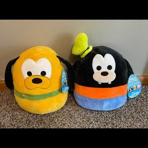 Goofy & Pluto Squishmallow Set